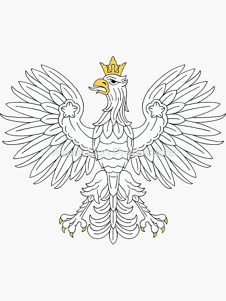 "Polish Eagle" Sticker for Sale by Richard Fay | Redbubble