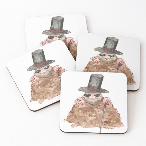 Item preview, Mole in a Top Hat designed and sold by lindefee.
