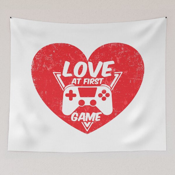 Item preview, VALENTINES DAY GAMER GIFT, LOVE AT FIRST GAME, VIDEO GAMES GIFT designed and sold by TheFirstOne.