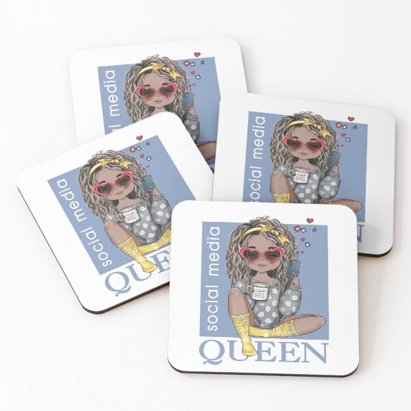 Item preview, Social Media Queen Custom Illustration Girls  designed and sold by CreativeBu.