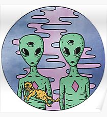 Alien Zwillinge Poster