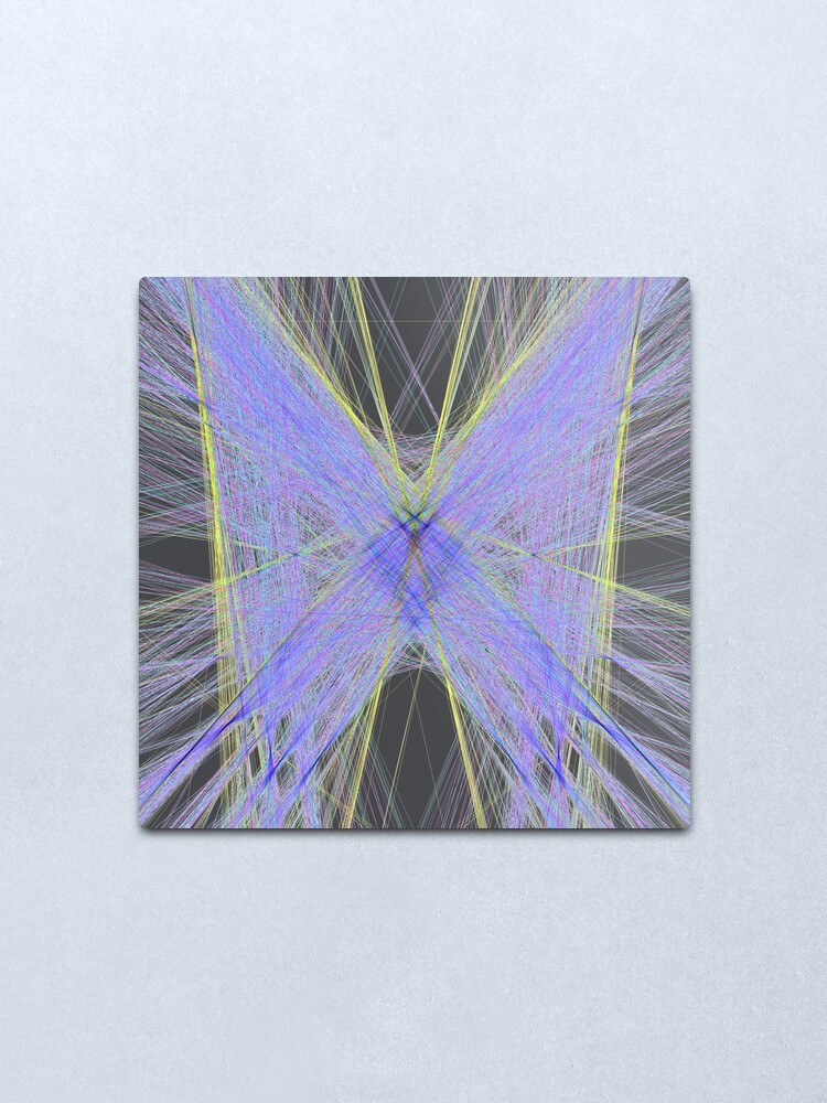 Alternate view of Violet Butterfly Metal Print