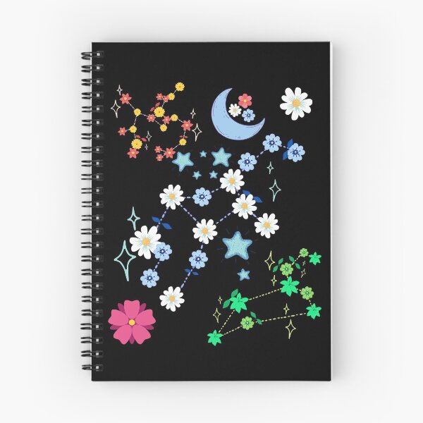Item preview, Flowers night sky designed and sold by avocadissimo.