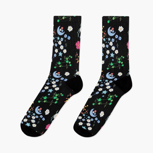 Item preview, Flowers night sky designed and sold by avocadissimo.