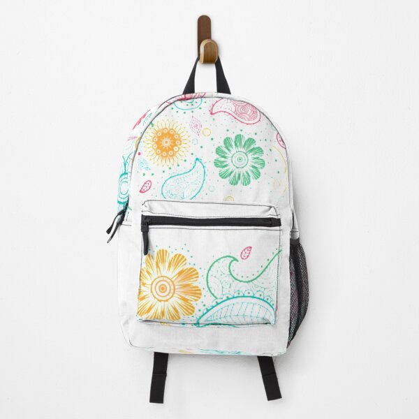 Item preview, Colourful Doodle Drawn Flowers Design designed and sold by AMS-ART.