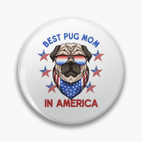 Artikelvorschau, Beste Mops-Mutter in Amerika entworfen und verkauft von Meliafroggy.