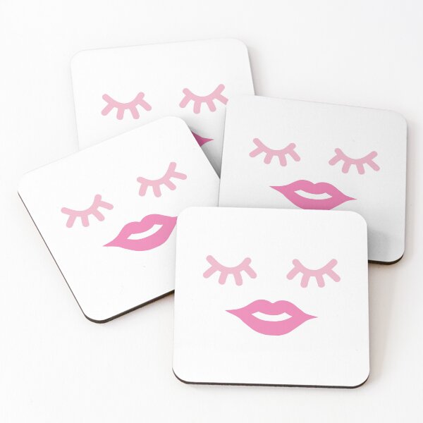 Item preview, Cute Pink Kissing Lips designed and sold by moongmakes.