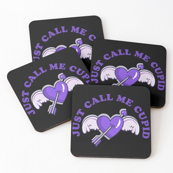 Item preview, Just Call Me Cupid - Love Heart Wings - Purple designed and sold by NoMatterLab.
