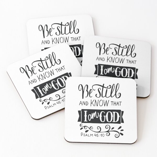 Item preview, Be Still And Know That I Am God Pslam 46:10 Quote The Bible Inspirational designed and sold by ProjectX23.
