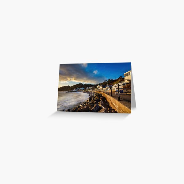 Steephill Cove Gold Greeting Card
