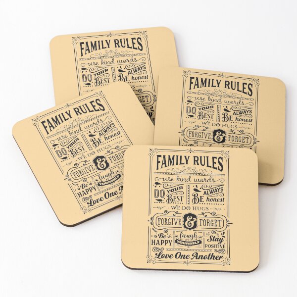Item preview, Family rules (no.1) designed and sold by thepetcellar.
