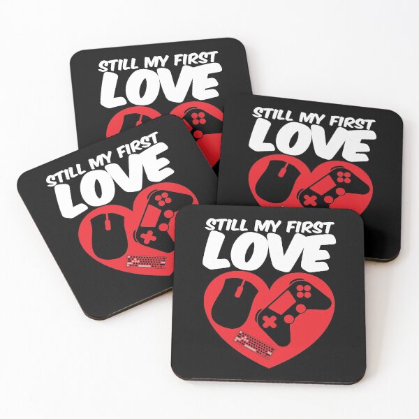 Item preview, VALENTINES DAY GAMER GIFT, VIDEO GAME ARE STILL MY FIRST LOVE, VIDEO GAMES GIFT designed and sold by TheFirstOne.