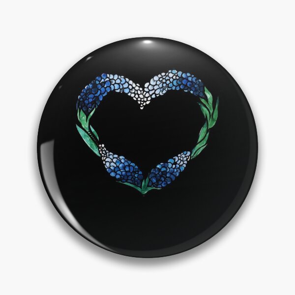 Item preview, Texas Bluebonnets Heart designed and sold by FrictionMaxxing.
