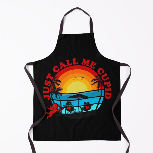 Item preview, Just Call Me Cupid - Retro Beach Sunset - Red designed and sold by NoMatterLab.