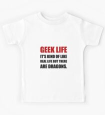 Geek Life Dragons Kids Tee