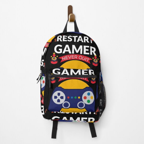 Item preview, Gamer never quit we simply restart designed and sold by Hussain Shirts.