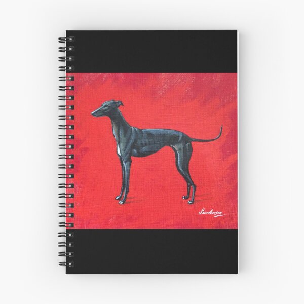 Artikelvorschau, Schwarzer Windhund entworfen und verkauft von The Art of Steve Sanderson.