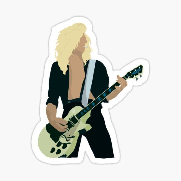 Steve Clark Of Def Leppard Sticker