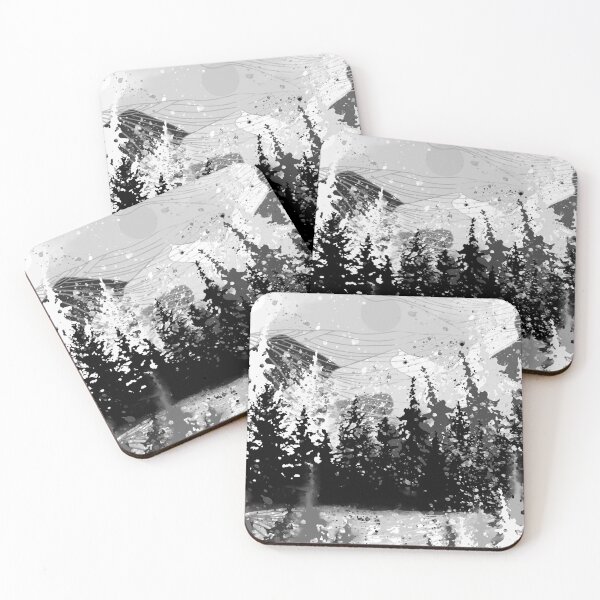 Item preview, noir mountains designed and sold by Catherine  Milchard.