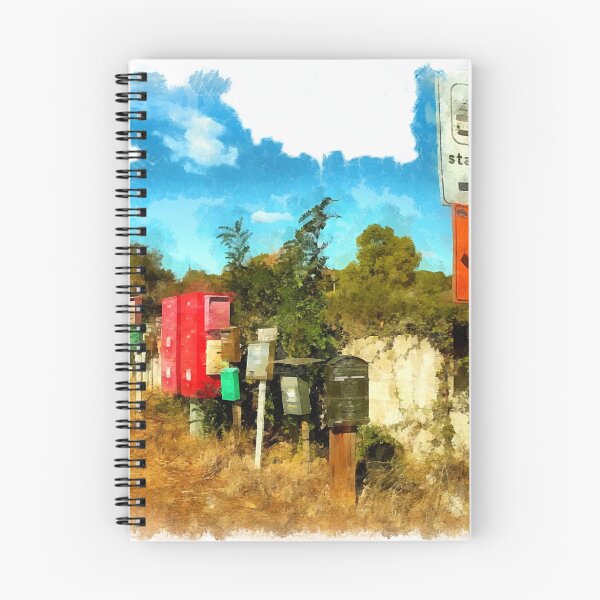 Item preview, Arzachena: landscape with mailboxes designed and sold by Giuseppe Cocco.