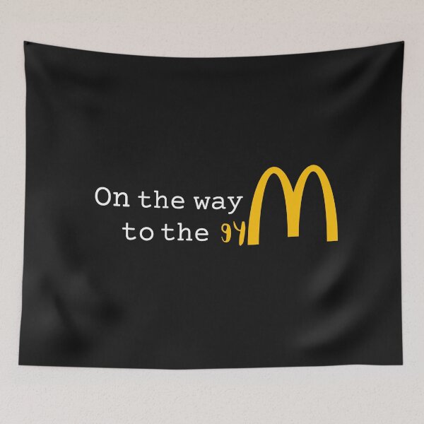 Item preview, On the way to the Gym Sarcastic Excercise Joke Pun designed and sold by eucagarland.