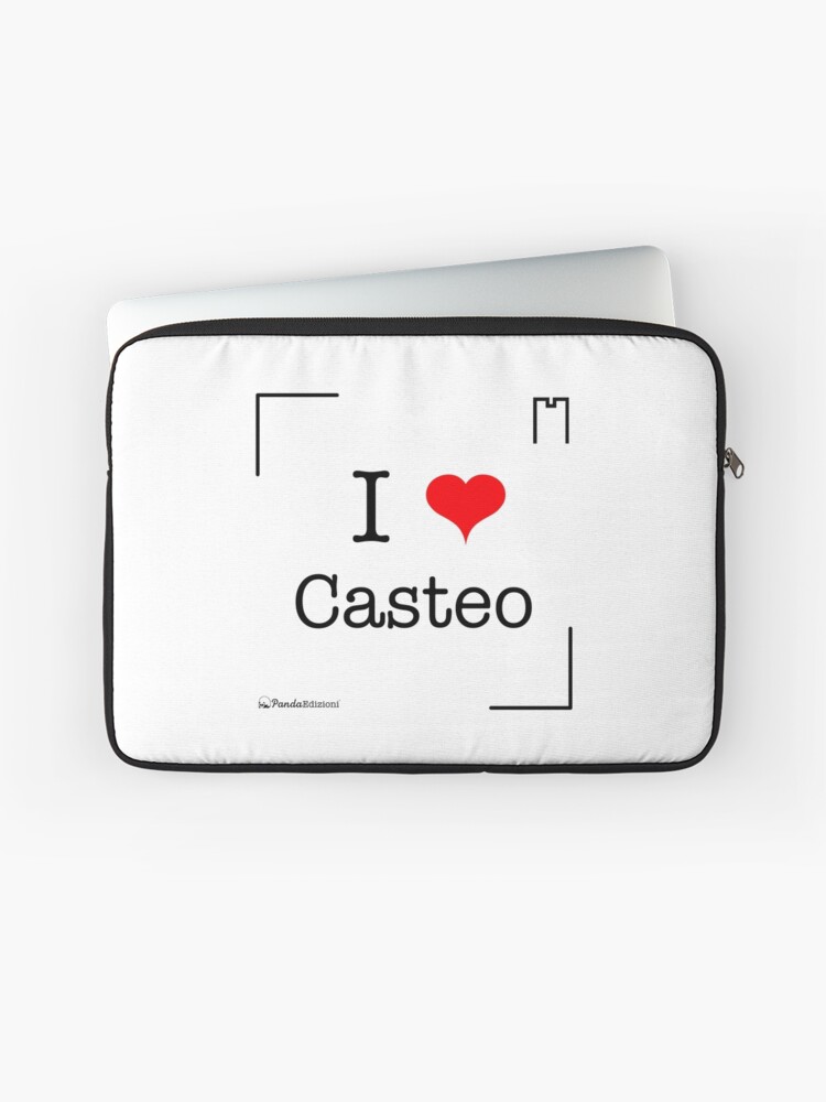Thumbnail 1 of 2, Laptop Sleeve, I love Casteo designed and sold by Panda Edizioni.