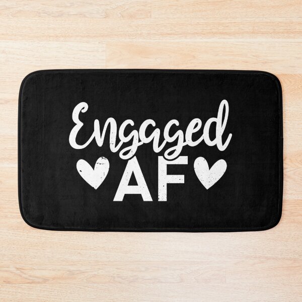 Item preview, Engagement Valentine Gift Him Her Engaged AF designed and sold by haselshirt.