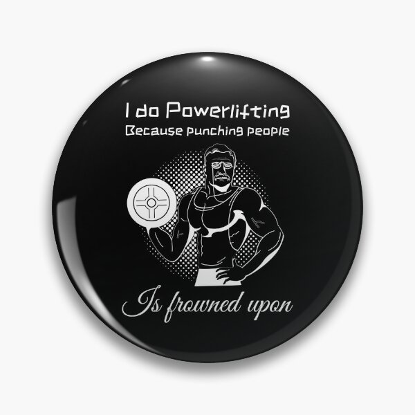 Item preview, I Do Powerlifting Cause Punching People Is Frowned Upon designed and sold by Branto-clothing.