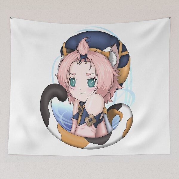 Item preview, Copy of Genshin Impact - Diona (Fanart) - White Background designed and sold by Katrina Montgomery.