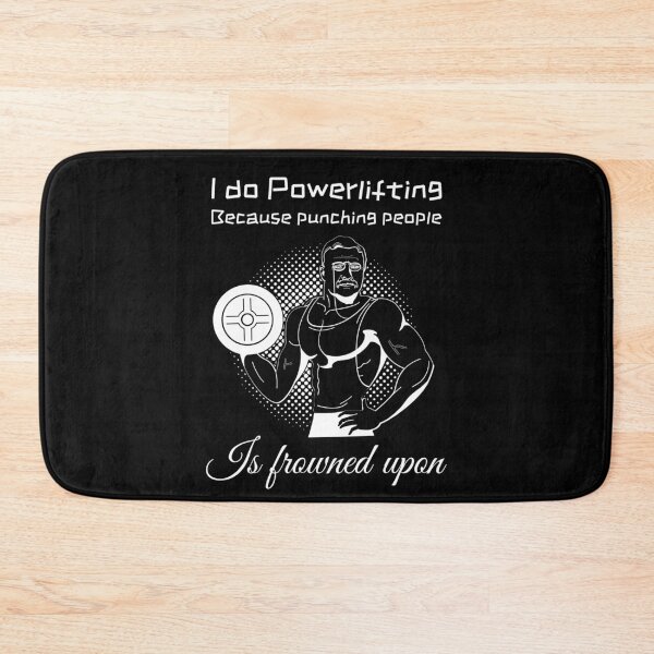 Item preview, I Do Powerlifting Cause Punching People Is Frowned Upon designed and sold by Branto-clothing.