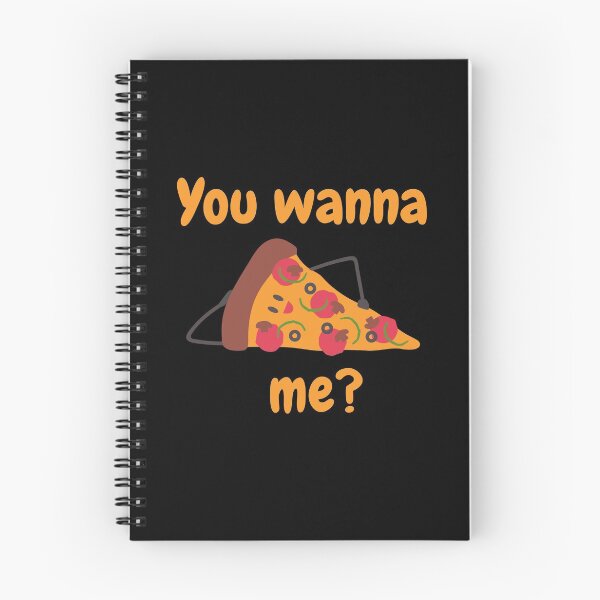 Item preview, You Wanna Pizza Me? You Want a piece of me?, Pizza Pun Black designed and sold by GoodMoodFood.