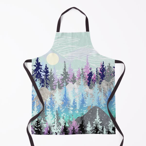 Item preview, snowy woodland and waves designed and sold by Catherine Milchard.