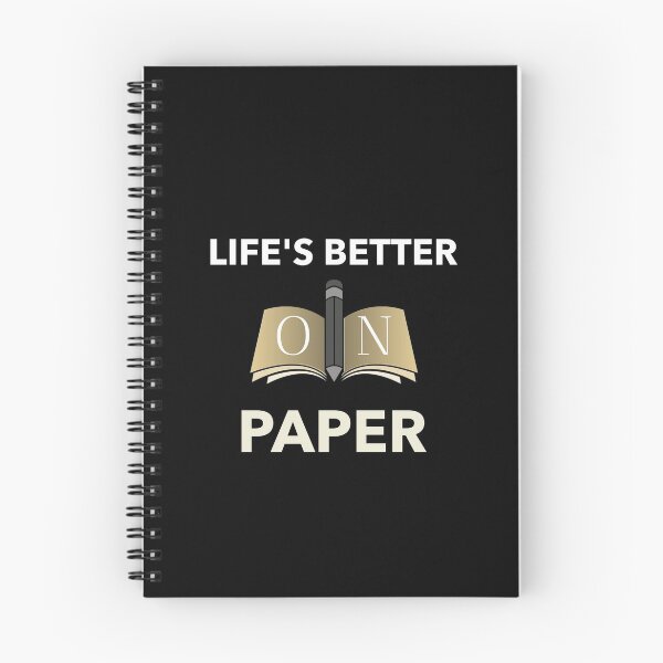 Artikelvorschau, Life's Better On Paper entworfen und verkauft von SweetWearStore.