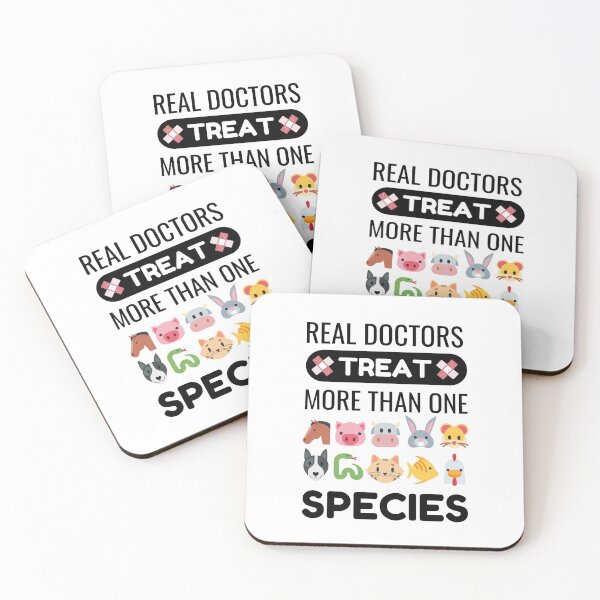 Item preview, Real Doctors Treat More Than One Species designed and sold by momsnpops.