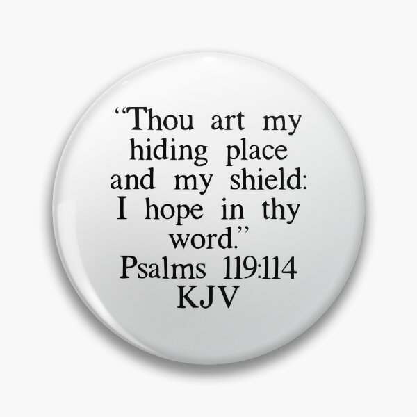 Item preview, Psalms 119:114 KJV designed and sold by IBMClothing.