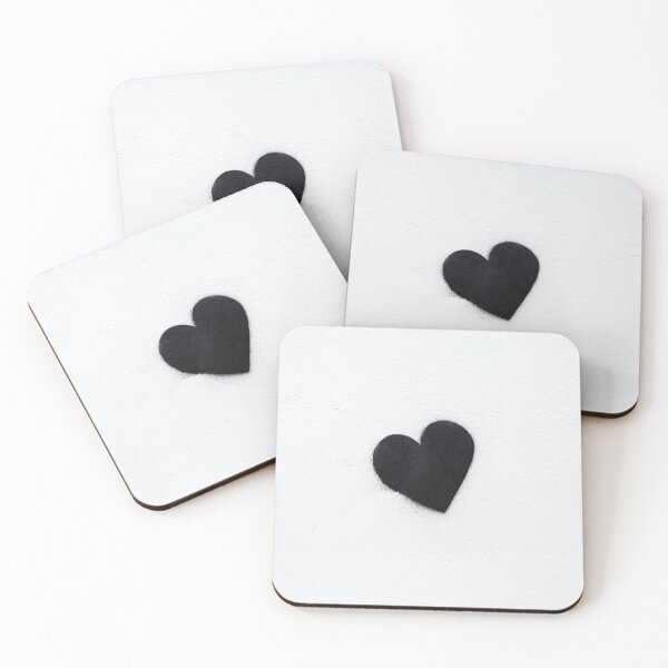 Item preview, Black Soft Heart designed and sold by Mycxh.