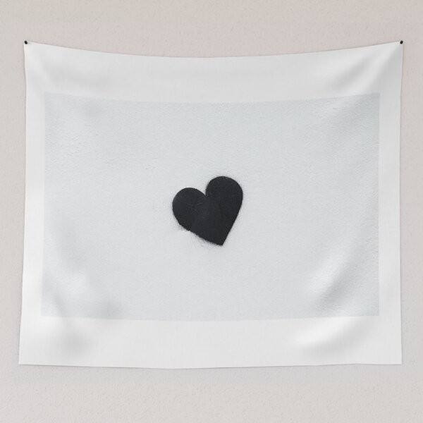 Item preview, Black Soft Heart designed and sold by Mycxh.