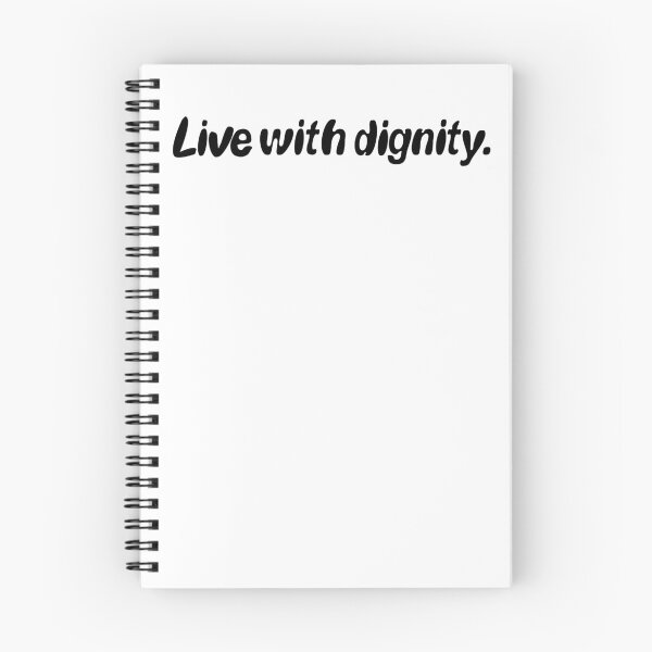 Item preview, Live with dignity. designed and sold by natalikia-n.