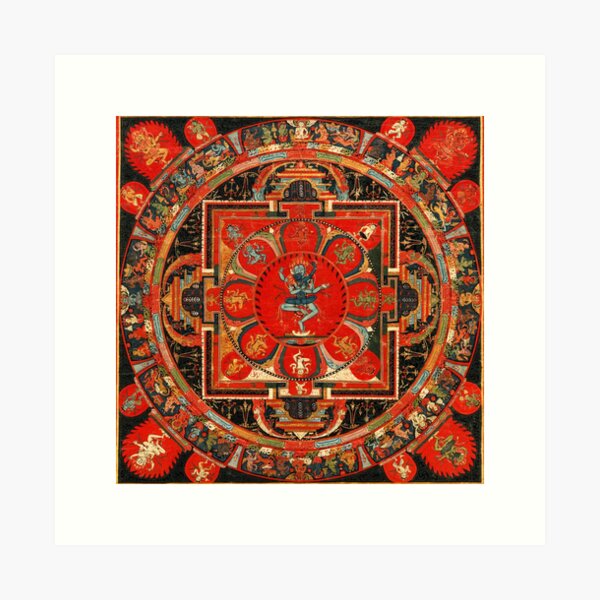 Item preview, Buddhist Shri Hevajra Mandala 1 designed and sold by GuyBlank.