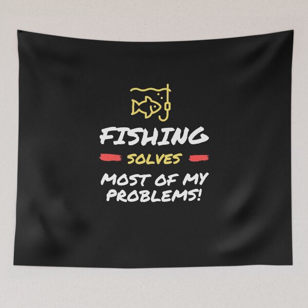 Item preview, Vintage Fishing solves most of My Problems Design designed and sold by mzakarya.