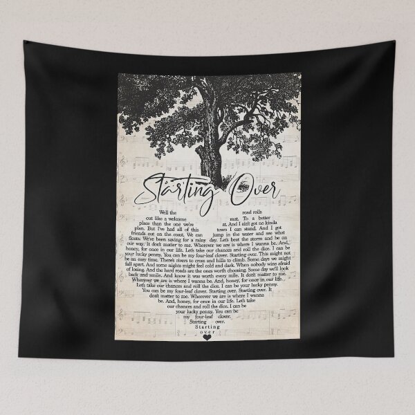 Item preview, Chris Stapleton – Starting Over Lyrics designed and sold by Jackchapman97.