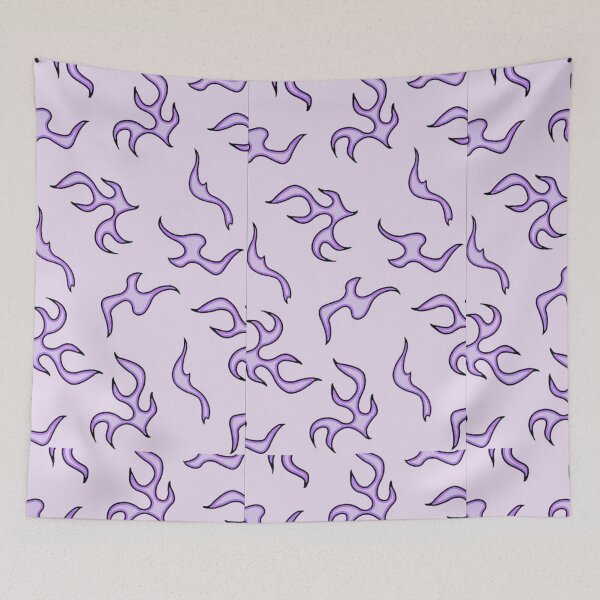 Item preview, purple aesthetic flames  designed and sold by hannahhamo.