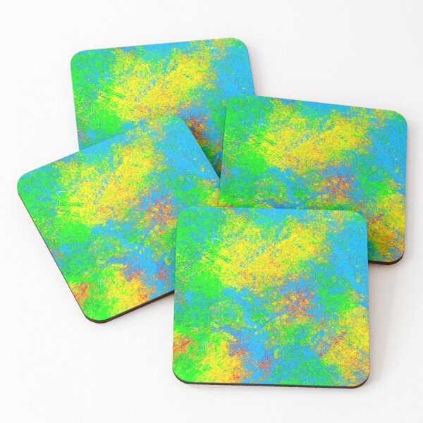 Item preview, Splattered Again with Yellow and Green Abstract designed and sold by EdwardMonet.