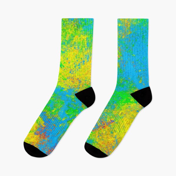 Item preview, Splattered Again with Yellow and Green Abstract designed and sold by EdwardMonet.
