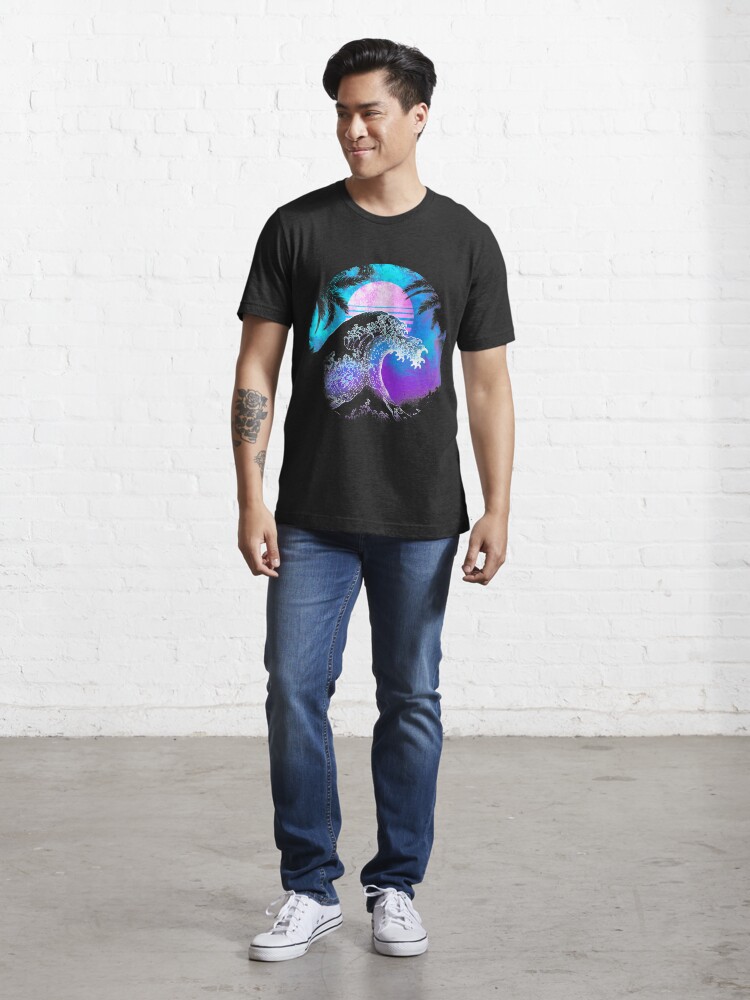 Thumbnail 5 of 7, Essential T-Shirt, The Great RetroWave designed and sold by Donnie Art.