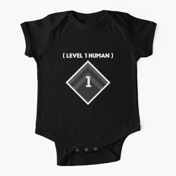 Level 1 human apex legends Short Sleeve Baby One-Piece