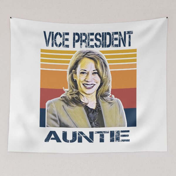 Item preview, Vice President Auntie Madam Kamala Harris Retro Vintage designed and sold by ShirtzTonight.