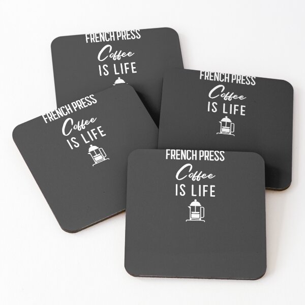 Item preview, French Press Coffee Is Life - Funny Cafe Barista Gift designed and sold by EricJP.