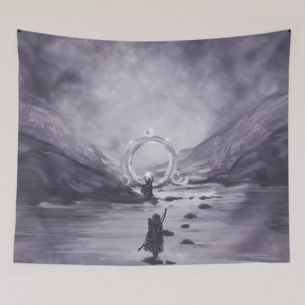 Item preview, Lilac fantasy landscape designed and sold by JakoRila.