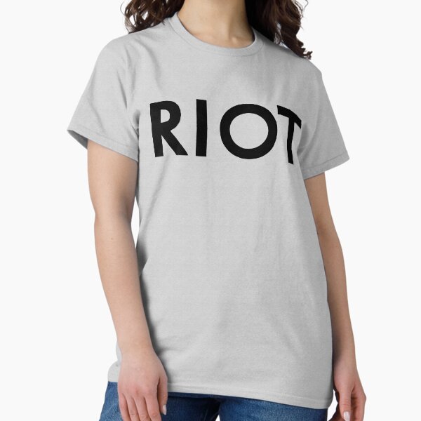Item preview, Mac's RIOT Shirt - Always Sunny (Black Lettering) designed and sold by MonkeysMouth.